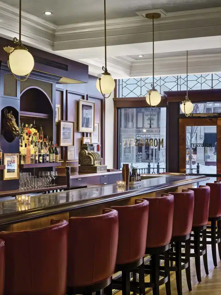 bar area