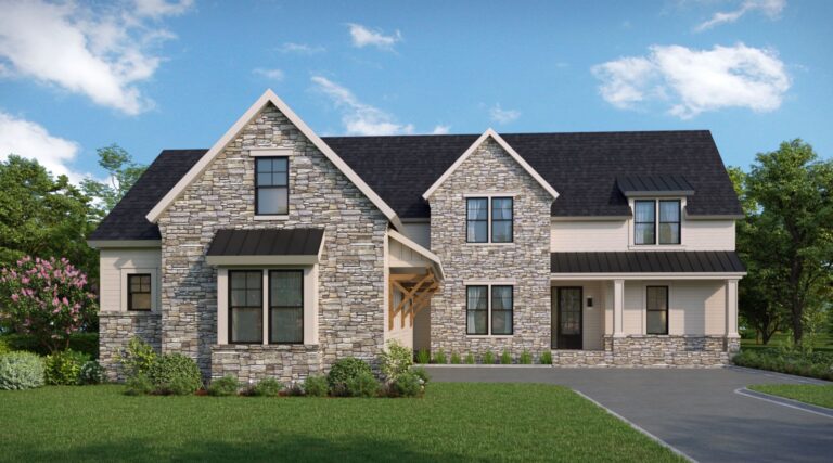 The Weddington - View 1, Opens Model Box