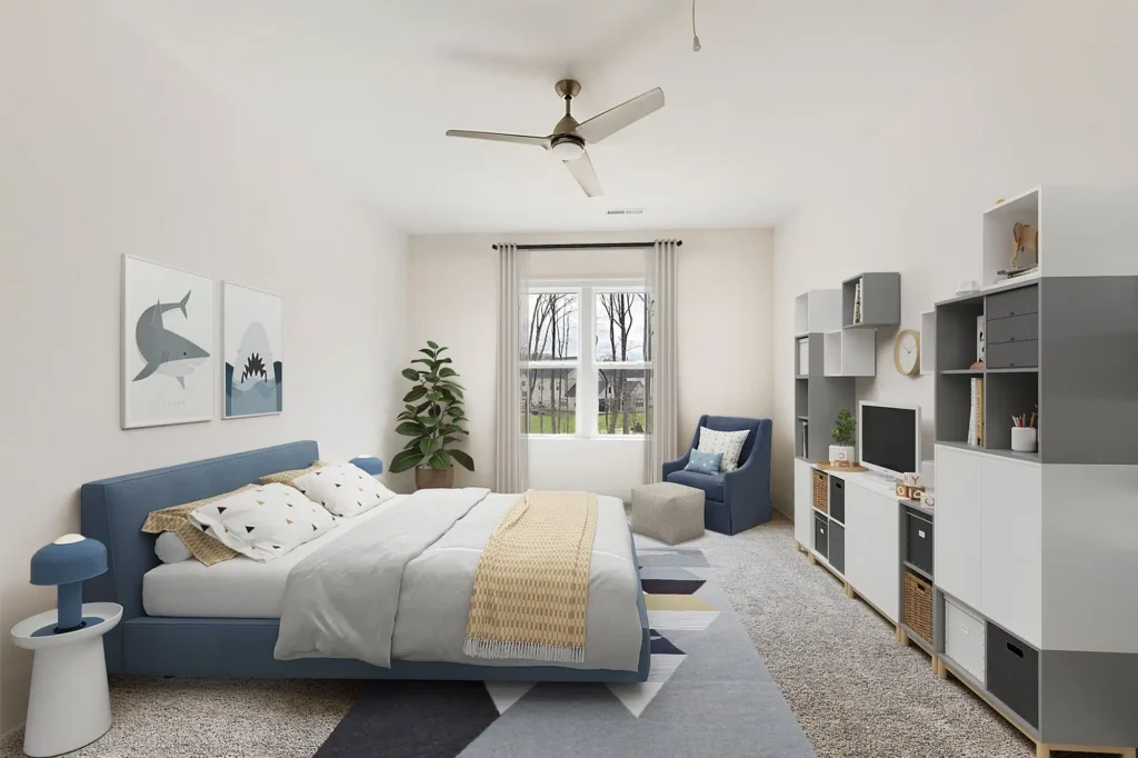 River Birch Kids Bedroom - View 28, Opens Model Box