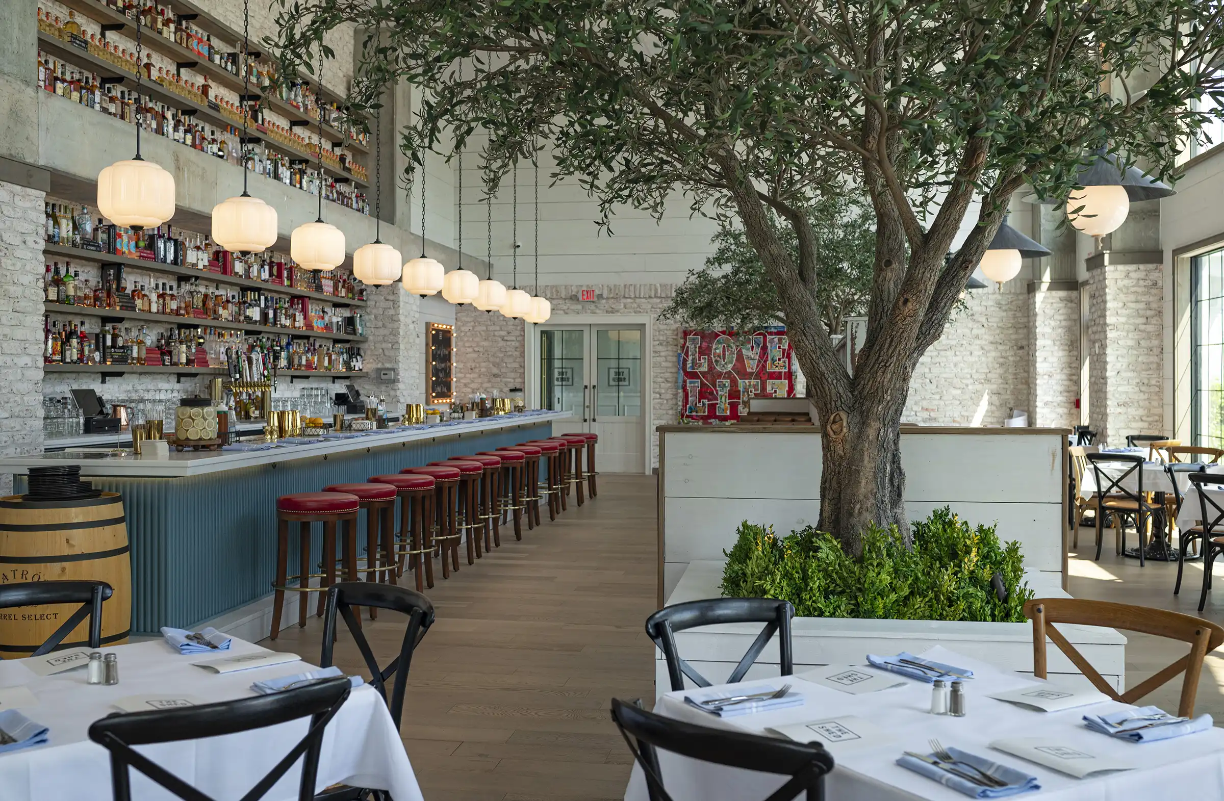 The Shed Restaurant dining area