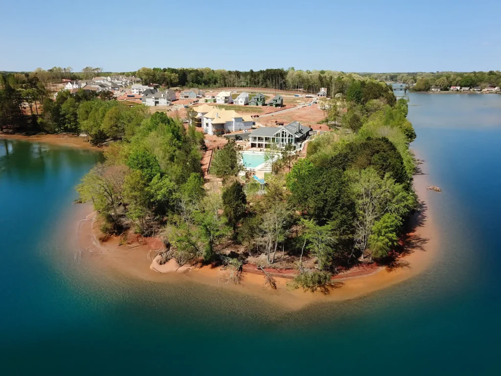 Lakefront Image of Lakeside Pointe on Lake Norman.