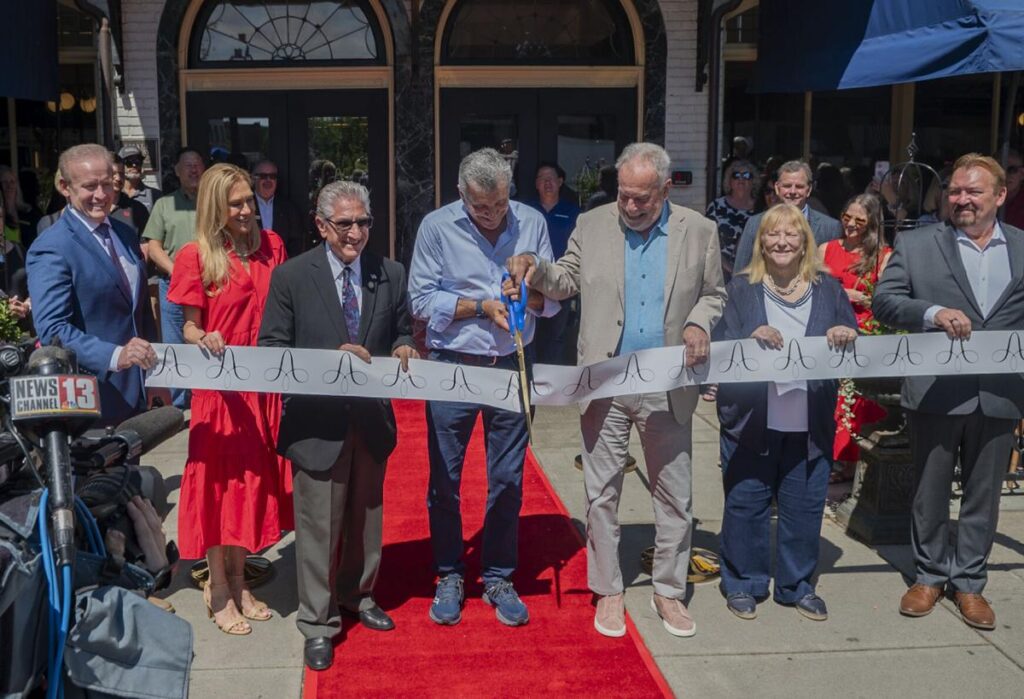 Image of coverage of the Adelphi Hotel Grand Reopening.
