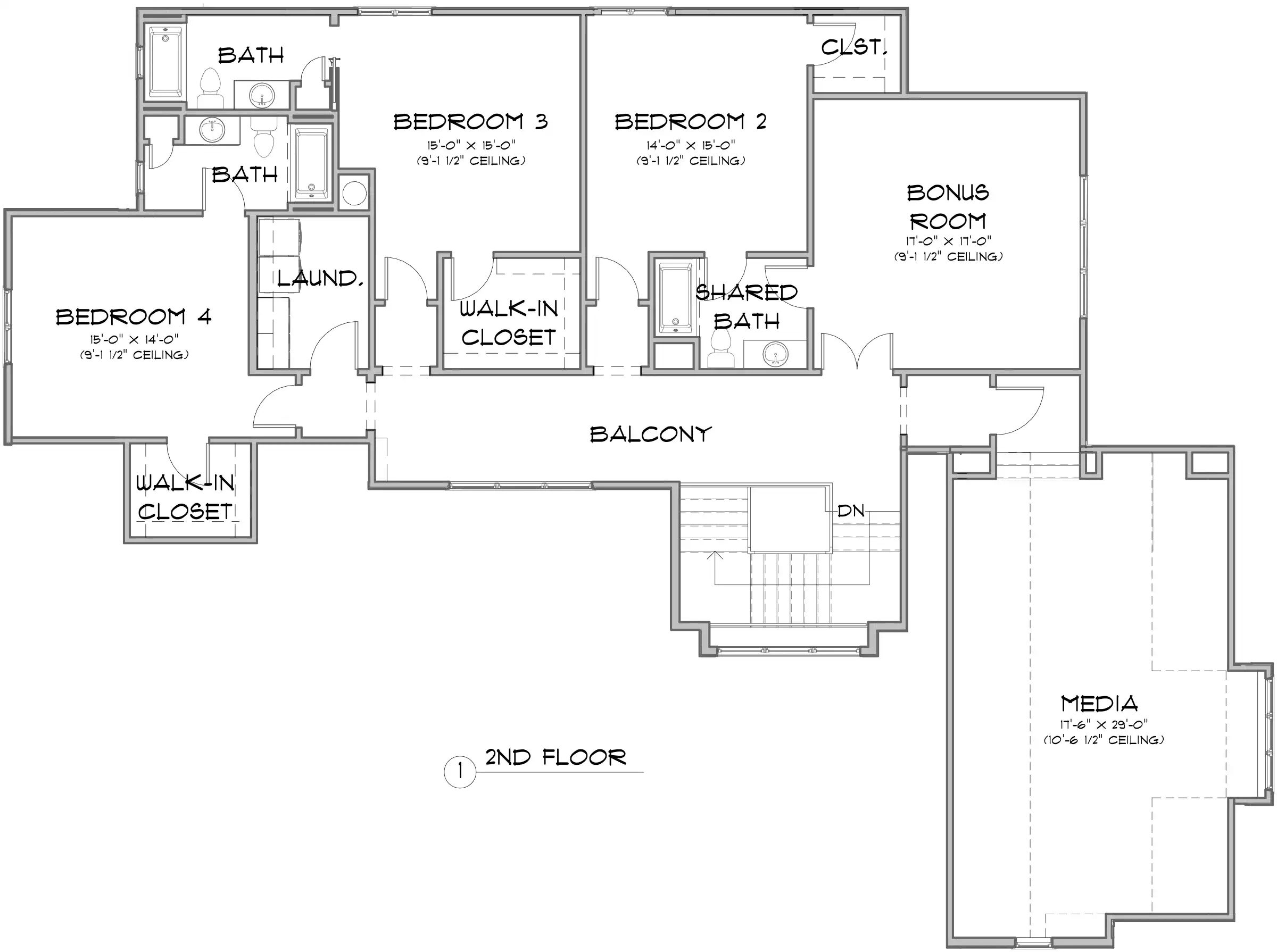  - View 2, Opens Model BoxThe Raleigh 2nd Floor Floorplan