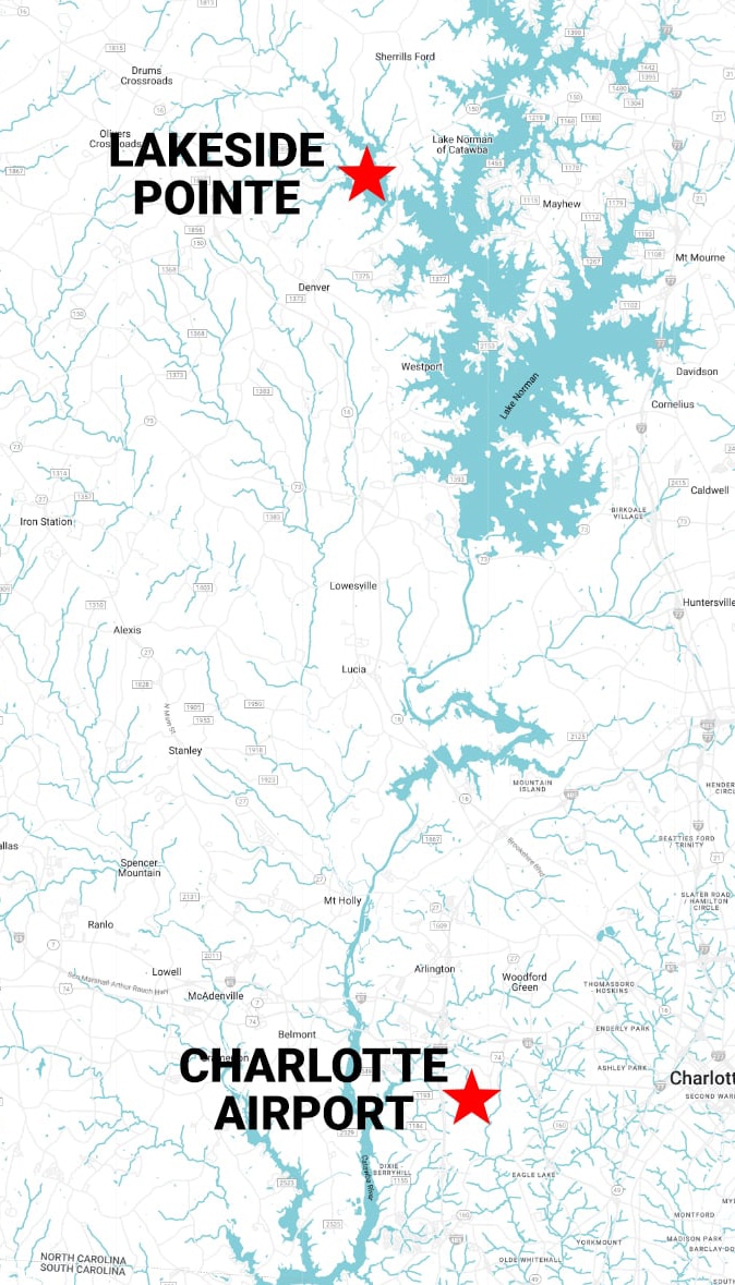 Map of Lakeside