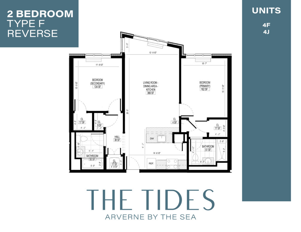 2 Bedroom, 2 Bathroom, 990 sq ft. Tides 1